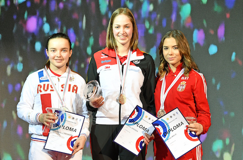 CdE Gyor 2018 - Podium Carabine 10m Junior Fille.jpg
