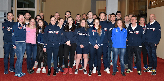 CdeE 10M 2018 CdE Gyor 2018 - La delegation francaise 7.JPG